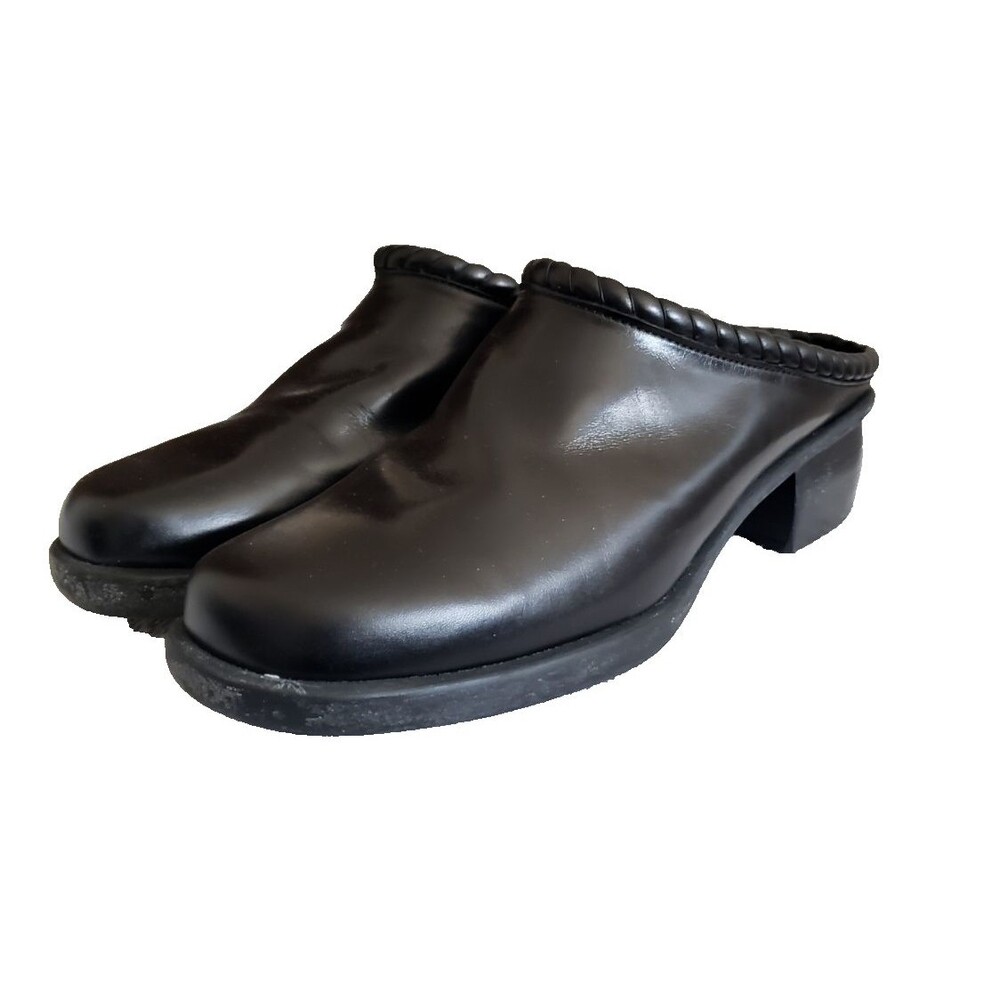 Cole Haan Women Shoe Memory Flex Size 8.5A Black Bootie Clog Mule Pre Owned qp